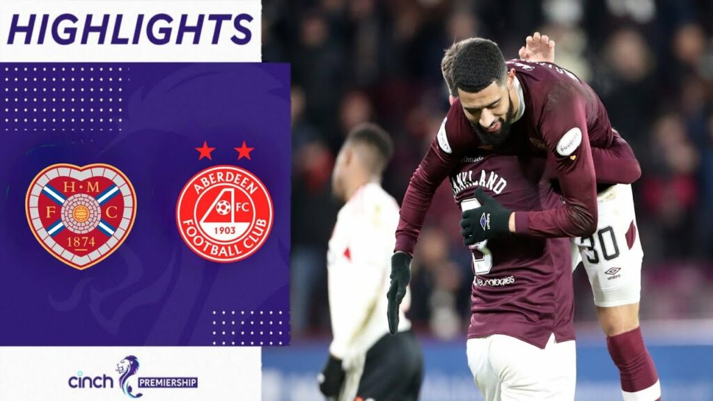 Hearts v Aberdeen 5-0 Highlights | Scottish Premiership 2022/2023