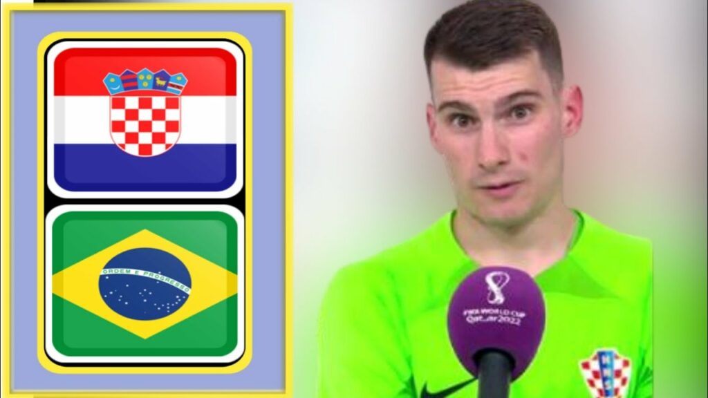 Reakcija hrvatskog vratara Dominika Livakovića nakon pobjede Hrvatske nad Brazilom