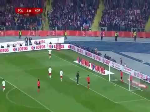 Gol Kamil Grosicki vs Korea Południowa 27.03.2018