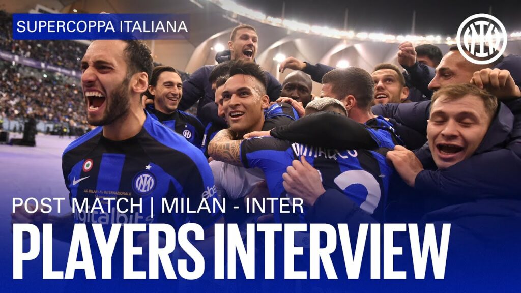 MILAN vs INTER 0-3 | SUPERCOPPA ITALIANA | PLAYERS EXCLUSIVE INTERVIEW 🎙️⚫🔵