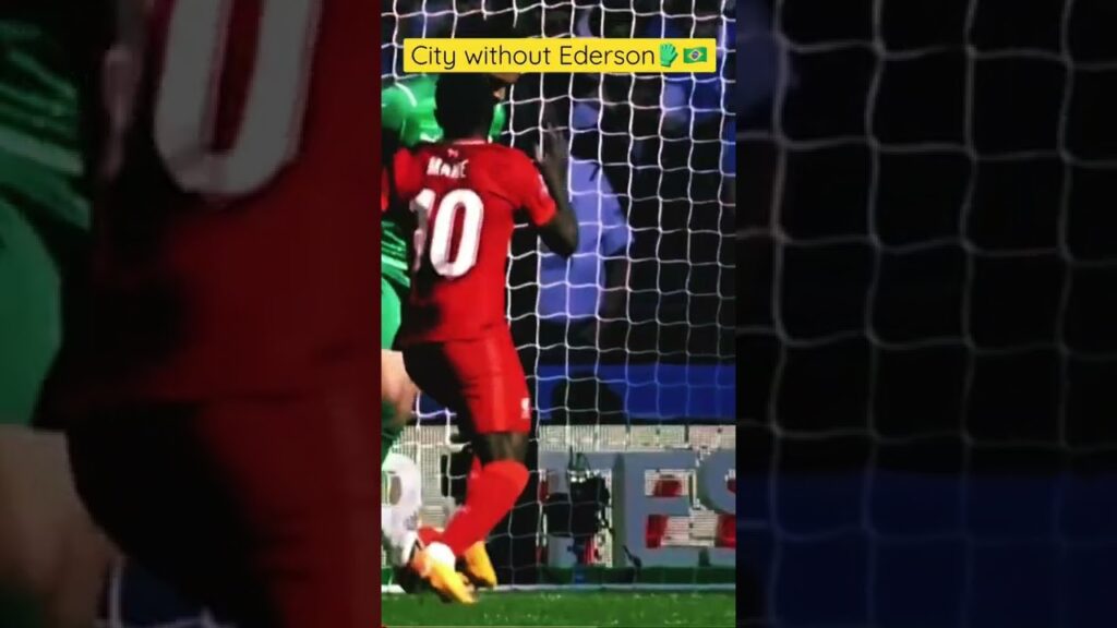 Man City without Ederson | Steffen vs Mańe 💔🧤 #liverpoolfc #mancity