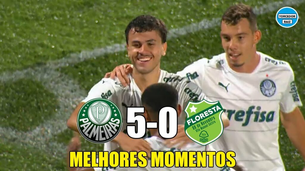 Palmeiras 5 x 0 Floresta - Melhores Momentos COMPLETO - Copinha 2023