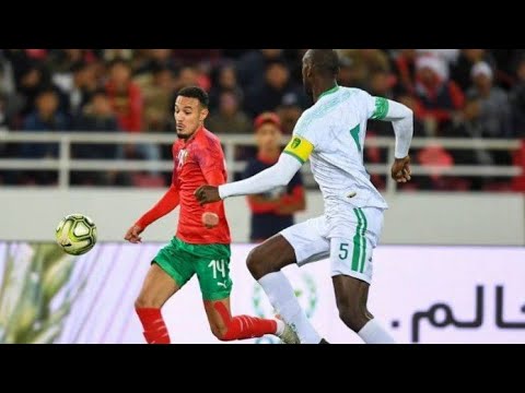 Noussair Mazraoui defending skills | Morocco vs Mauritania
