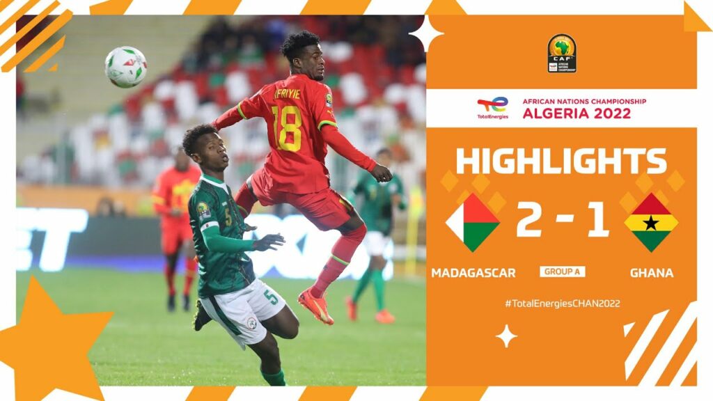 Madagascar 🆚 Ghana Highlights - #TotalEnergiesCHAN2022 group stage - MD1