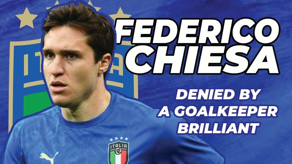 Federico Chiesa denied by Unai Simon