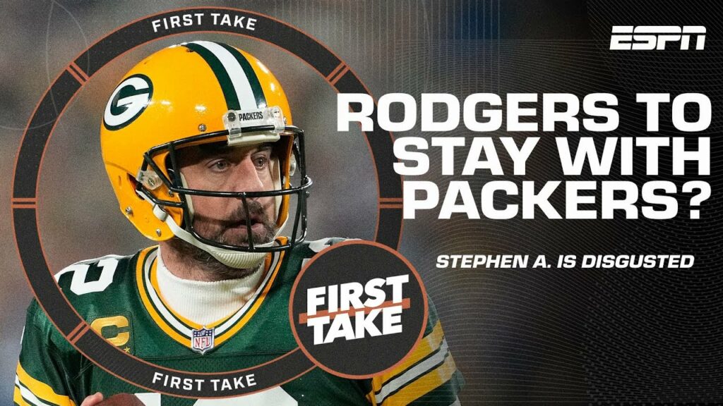 Stephen A. is DISGUSTED with Aaron Rodgers 👀 | First Take