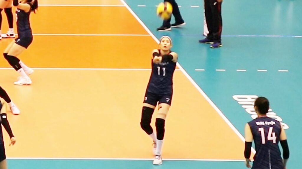 キム・スジ、ヤン・ヒョジンの対人レシーブ | 韓国女子バレーボール代表