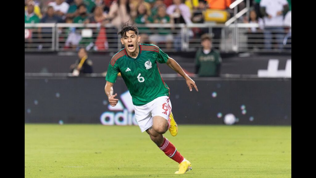 Gol de Gerardo Arteaga - México vs Colombia 2-0 2022
