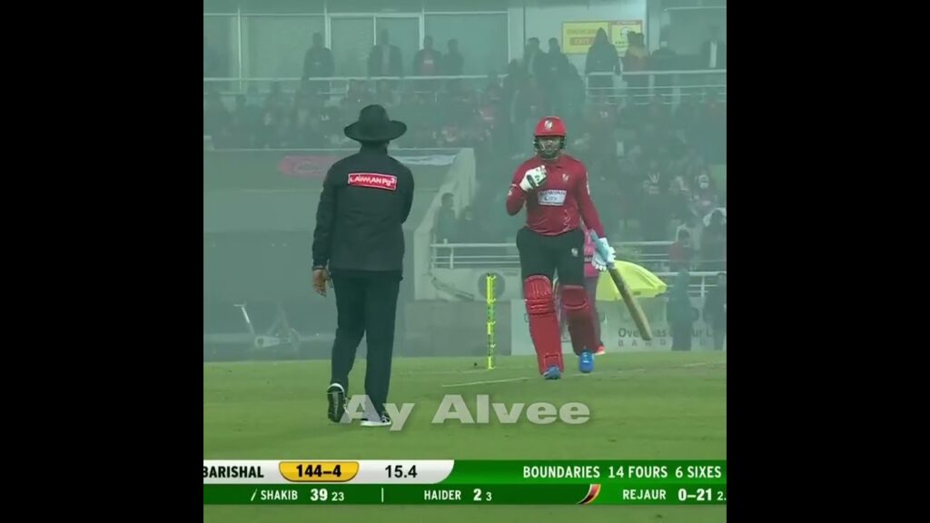 Bpl Shakib Al hasan Angry Moment vs Umpire For not giving wide today #shorts
