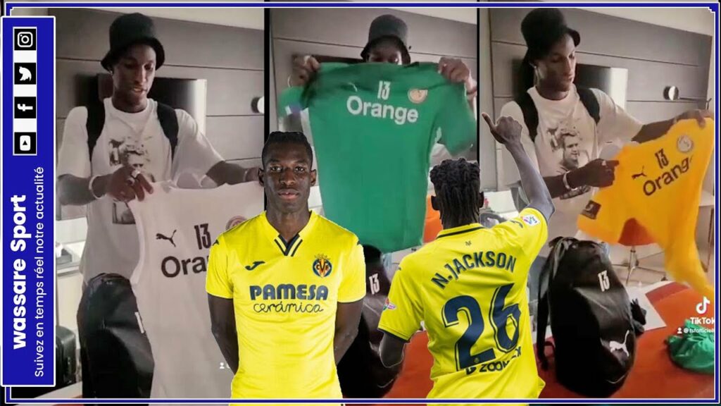 L'arrivé et les premiers pas de Nicolas Jackson avec l’équipe nationale du Sénégal á Orléans.