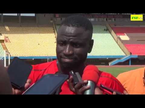 Interview de Cheikhou Kouyaté, milieu de terrain de l'équipe nationale " Sénégal vs Soudan"