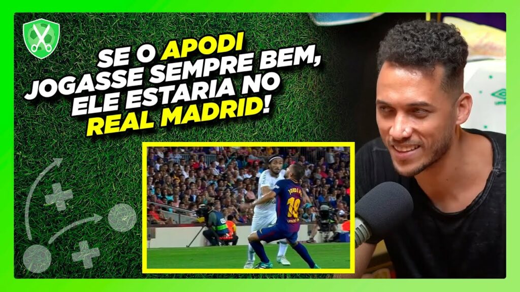 NETO FALA SOBRE O LENDÁRIO APODI DANDO CHAPÉU NO JORDI ALBA [REACT]
