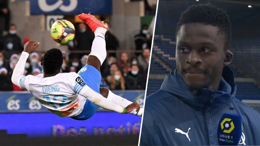 Strasbourg 0-2 OM • La réaction de Bamba Dieng après sont but INCROYABLE ! • HD