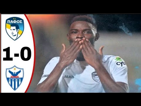 Pafos Fc vs Anorthosis (1-0) Moustapha Name Goal Results and Extended Highlights..