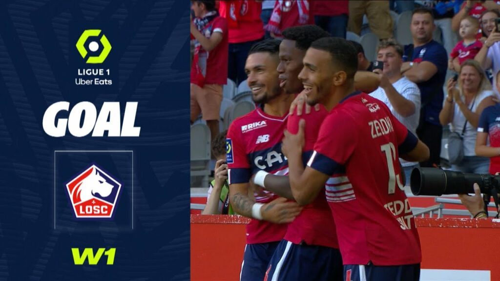 Goal Jonathan Christian DAVID (3' - LOSC) LOSC LILLE - AJ AUXERRE (4-1) 22/23