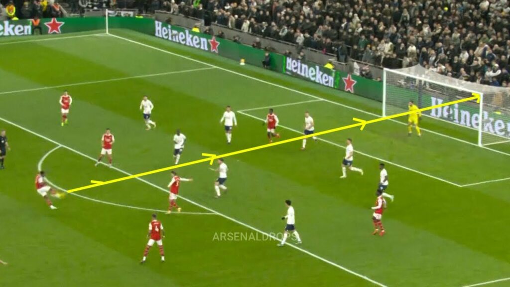 Thomas Partey Woodwork strike vs Tottenham and Best of Thomas Partey Strikes in Arsenal Colors