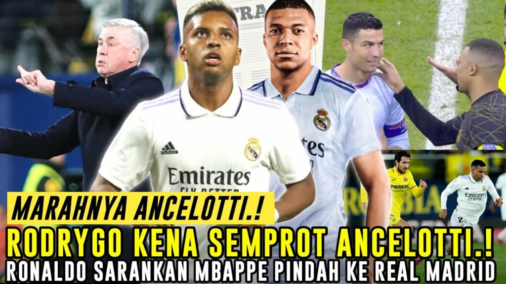 KENA SEMPROT😡Ancelotti Ngamuk Rodrygo Kena Marah😲Mbappe Disarankan CR7 Pindah Madrid⚪️ Berita Madrid