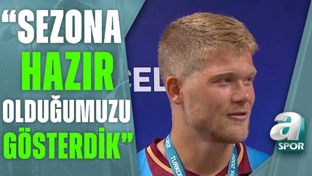 Trabzonspor 4-0 Sivasspor Andreas Cornelius Ve Larsen Maç Sonu Açıklamaları / A Spor