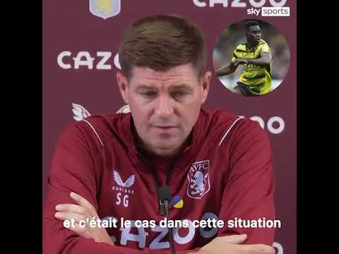 Steven Gerrard par de l'échec du transfert d'Ismaila Sarr à Aston Villa