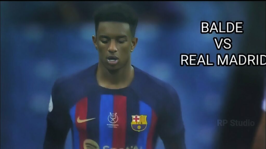 Alejandro Balde Vs Real Madrid ( Super Cup ) 16/1/2023