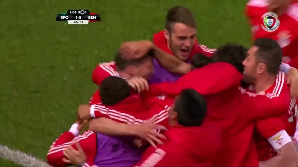 Goal | Golo Rúben Dias: Sporting 1-(3) Benfica (Liga 18/19 #20)