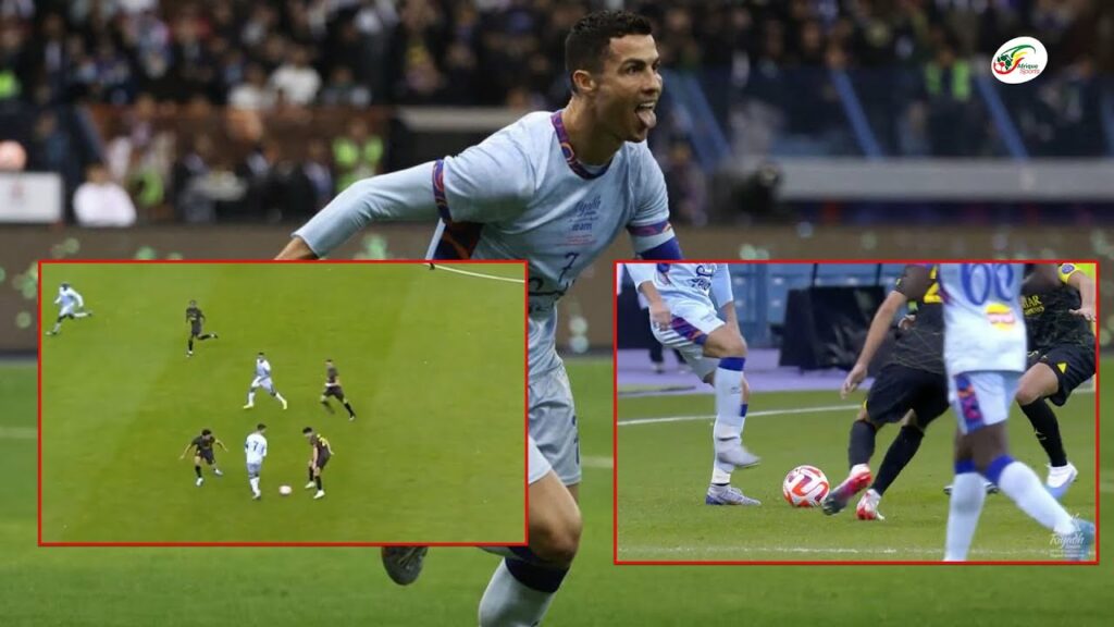 Cristiano Ronaldo humilie une star du PSG avec un très beau dribble
