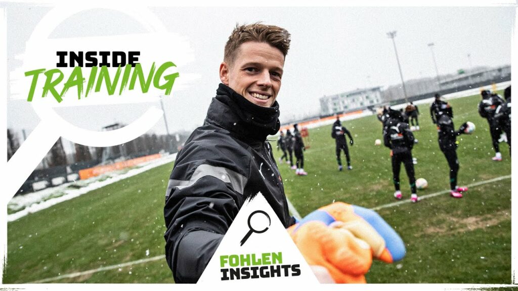 Erstes Training mit Jonas Omlin 👊❄ FohlenInsights