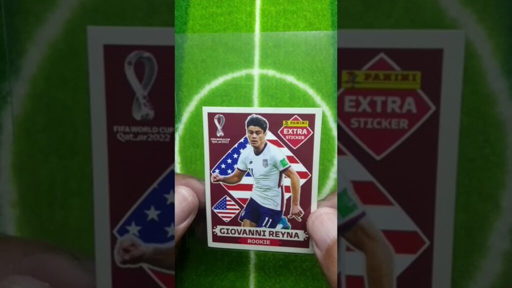 Giovanni Reyna extra sticker. #FIFAWorldCup #Qatar #Panini #Sticker