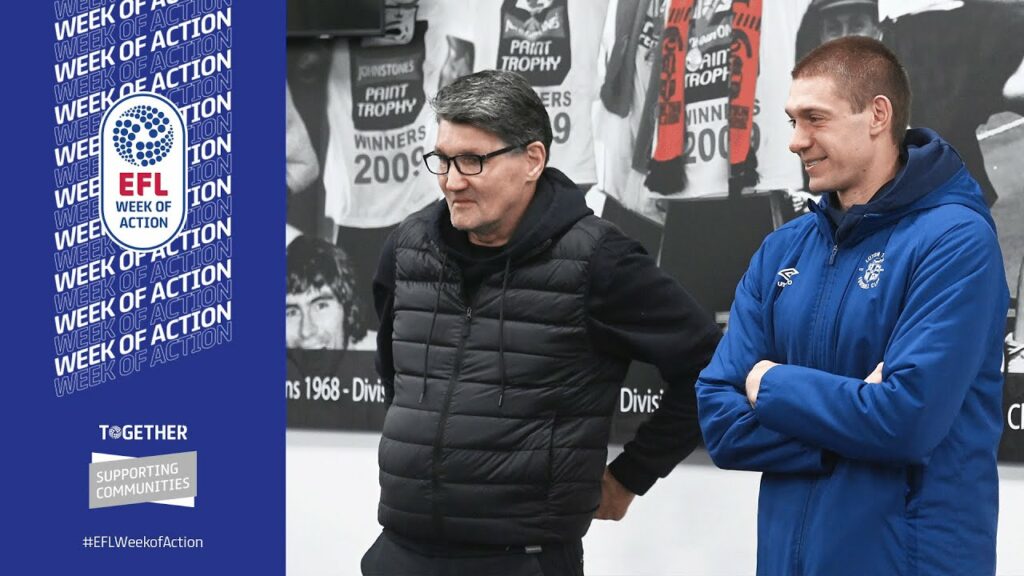 EFL WEEK OF ACTION | Mick Harford and Ethan Horvath visit the Fit Hatters! 💪