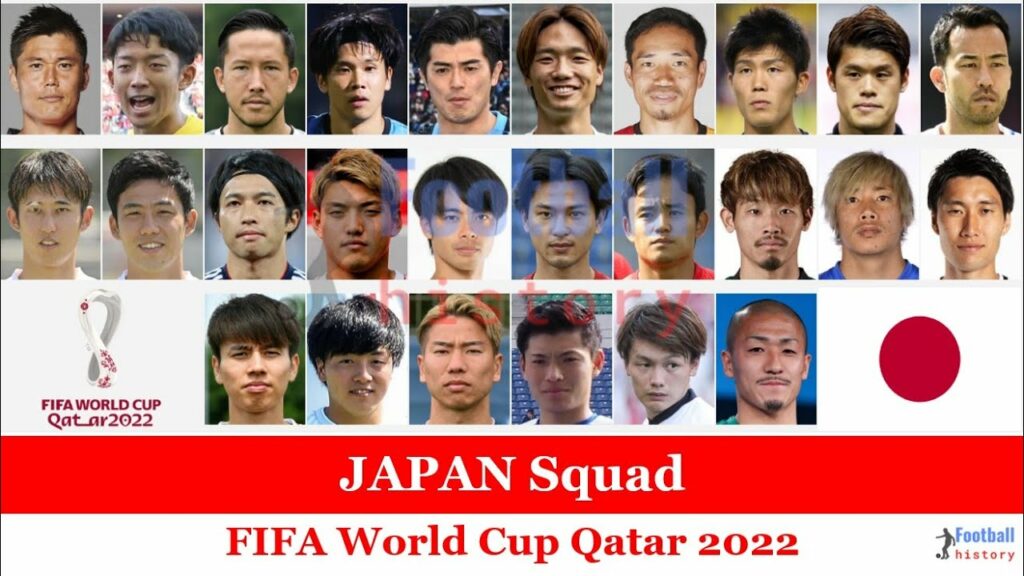 Japan Official Squad FIFA World Cup Qatar 2022 | Football History ID