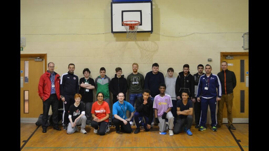 Community Visits: Chris Gunter and Paul McShane visit local youngsters
