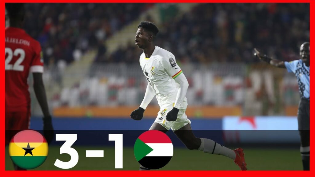 GHANA VS SUDAN(3-1)-CHAN 2022-GOALS&HIGHLIGHTS