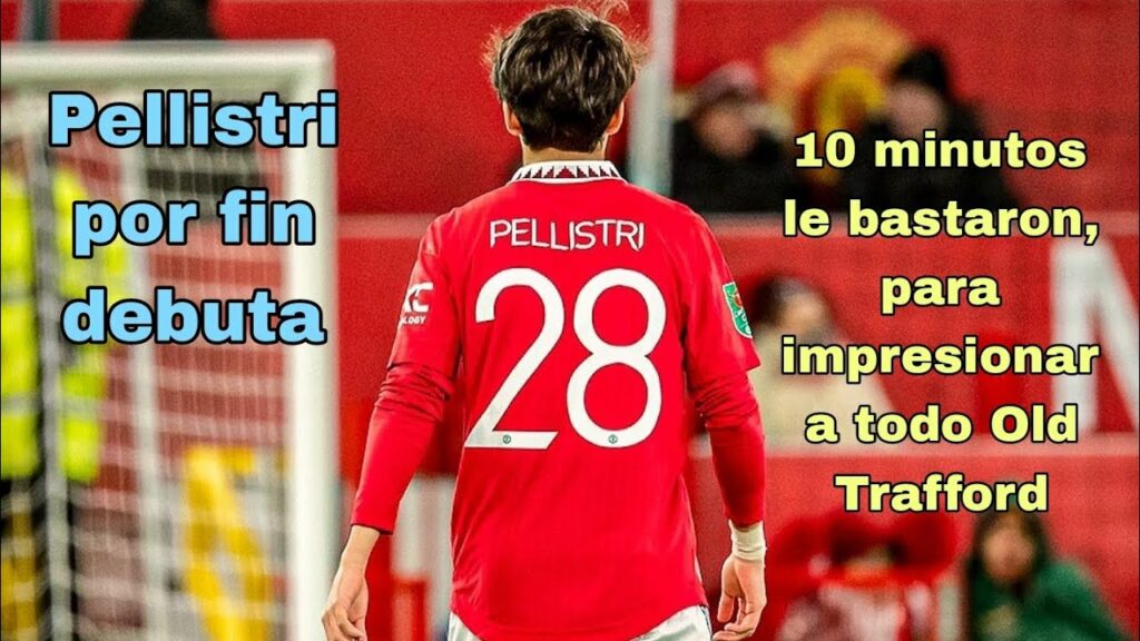 Mira lo que hizo Facundo Pellistri en su debut oficial con Manchester United vs Charlton