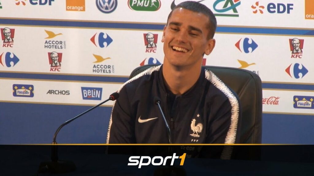 Kuriose Übersetzung: Roboterstimme bringt Antoine Griezmann zum Lachen | SPORT1 WM 2018