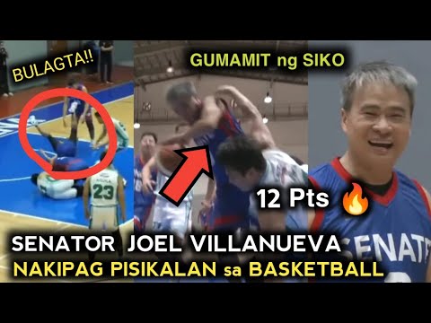 Sen. Joel Villanueva Nakipag PISIKALAN at TRASHTALK sa Basketball!! 12 Pts 🔥 | Highlights