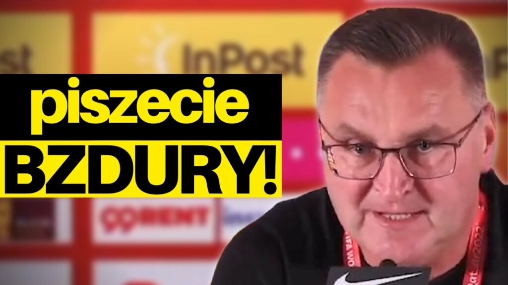Michniewicz NIE WYTRZYMAŁ na konferencji! "Wypisujecie BZDURY!"