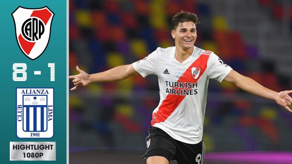 Julian Alvarez's Six Goals in One Game | River Plate 8-1 Alianza Lima