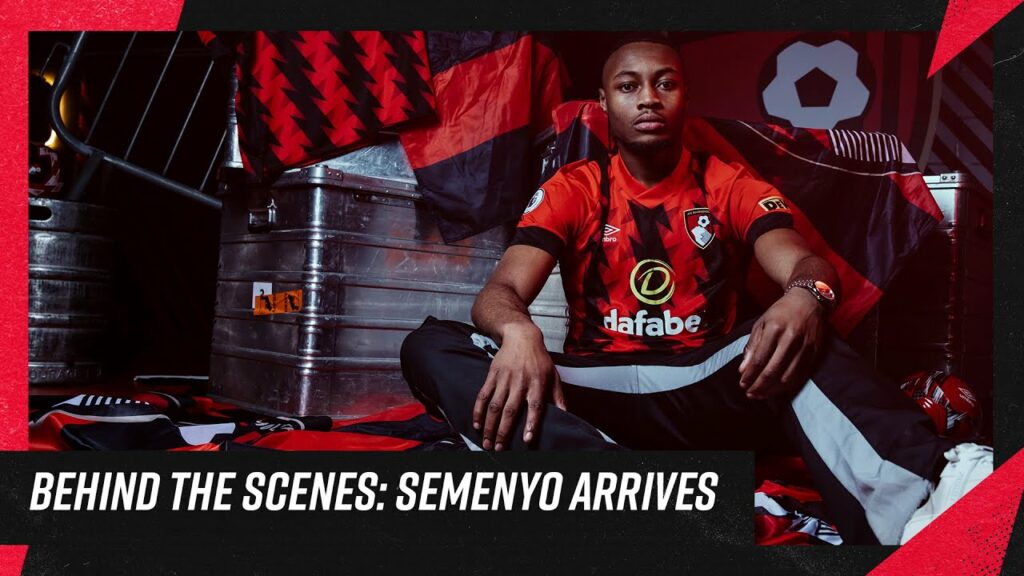 Semenyo meets his team mates on his arrival day