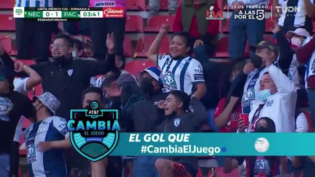 Gol de Romario Ibarra | Necaxa 0 - 1 Pachuca | Liga BBVA MX - Grita México C22  - Jornada 4 |