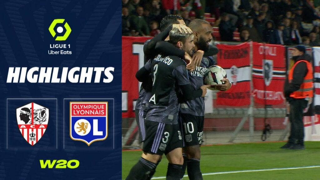AC AJACCIO - OLYMPIQUE LYONNAIS (0 - 2) - Highlights - (ACA - OL) / 2022-2023