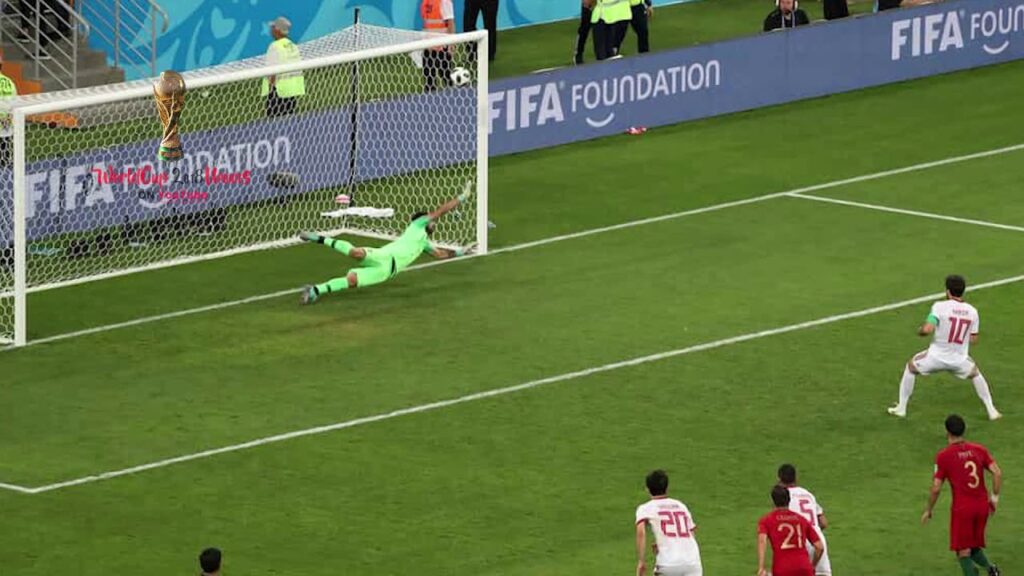 Iran vs Portugal 1-1 Karim Ansarifard penalty Goal هدف كريم انصاري