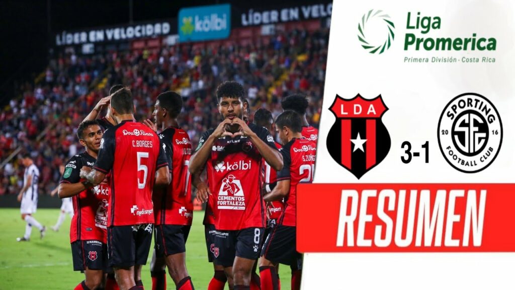 Alajuelense vs Sporting San Jose 3-1 Resumen y Goles  | Clausura | Liga Promerica 2022