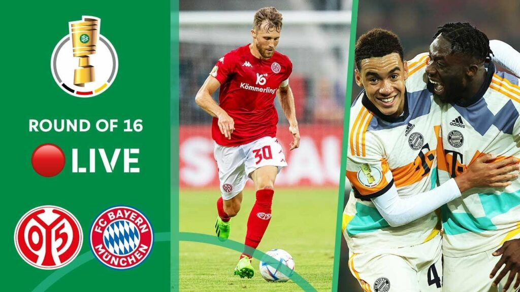 LIVE 🔴 1. FSV Mainz vs. FC Bayern München | Round of 16 Round - DFB-Pokal 2022/23