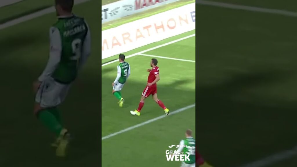 Jamie Maclaren vs Aberdeen in 2018 | Joma Goal Of The Week | Hibernian FC