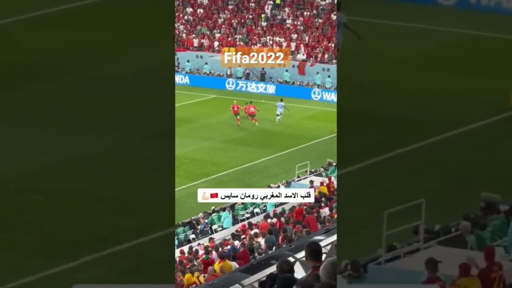 Morocco vs spain _ romain saiss #shorts #fifa2022