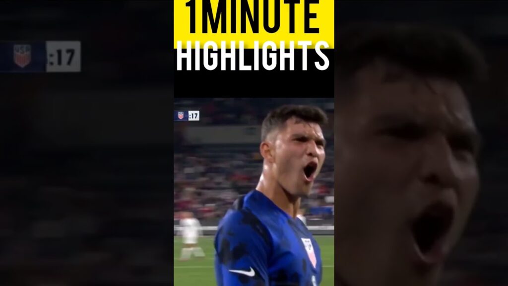 USA VS SERBIA 1-2 ALL GOALS HIGHLIGHTS | 1Minute Highlights