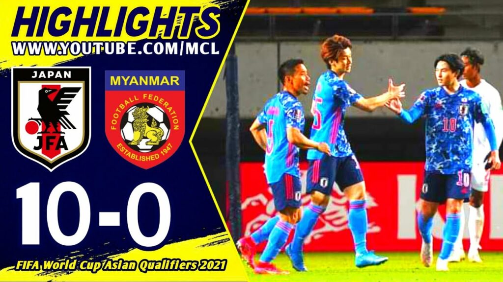 Japan 10-0 Myanmar | Highlights & Goals 2021 (FIFA World Cup Asian Qualifiers 2022)