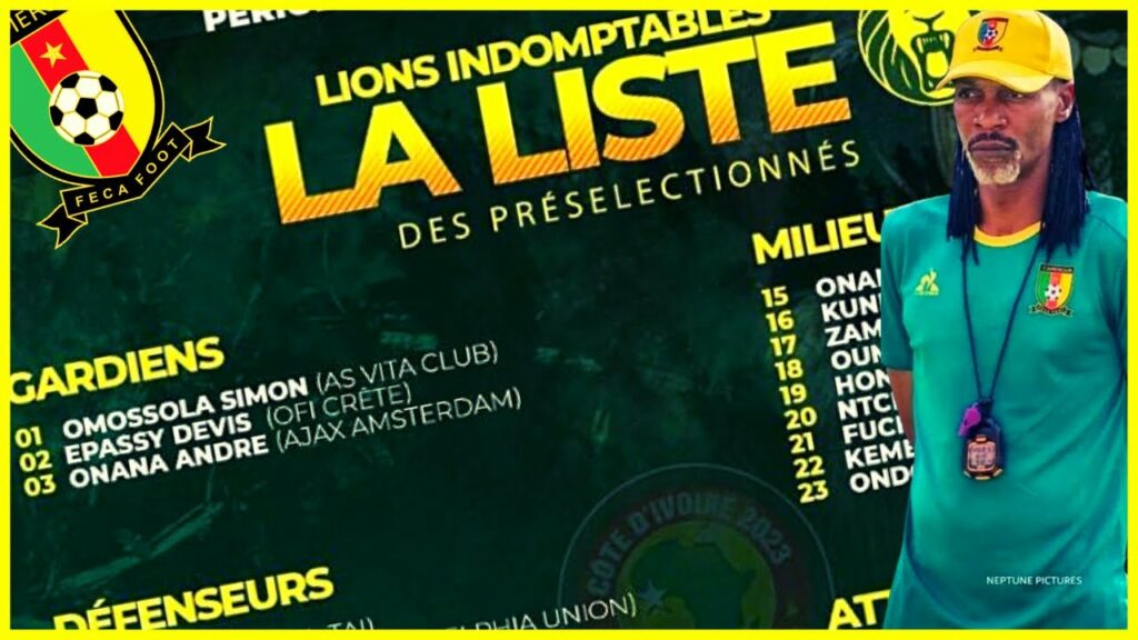 la liste des Lions Indomptables avec quelques Binationaux