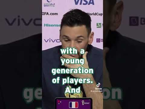 hugo lloris media talking 💔🇦🇷🇨🇵 #argentina #france #worldcup #final
