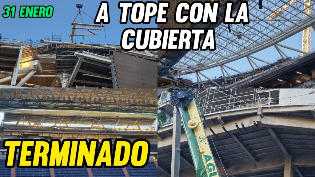 ⚠️ NUEVAS PIEZAS 💥 OBRAS del SANTIAGO BERNABÉU (31 enero 2023)